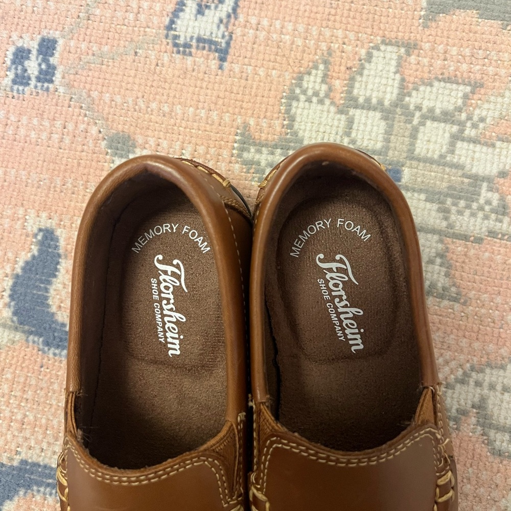 Florsheim Kids Brown Dress Loafers - Picture 2 of 4